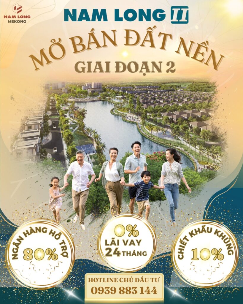 mở bán đất nền nam long cần thơ 2